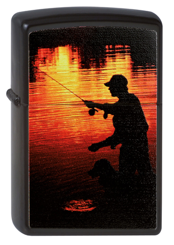 Зажигалка матовая ZIPPO 218 FISHERMAN